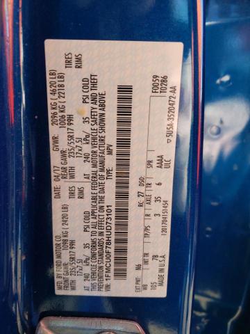 Photo 10 from auction – 2017 FORD ESCAPE S with VIN 1FMCU0F78HUD73101