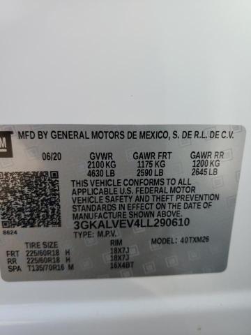 Photo 10 from auction – 2020 GMC TERRAIN SL with VIN 3GKALVEV4LL290610
