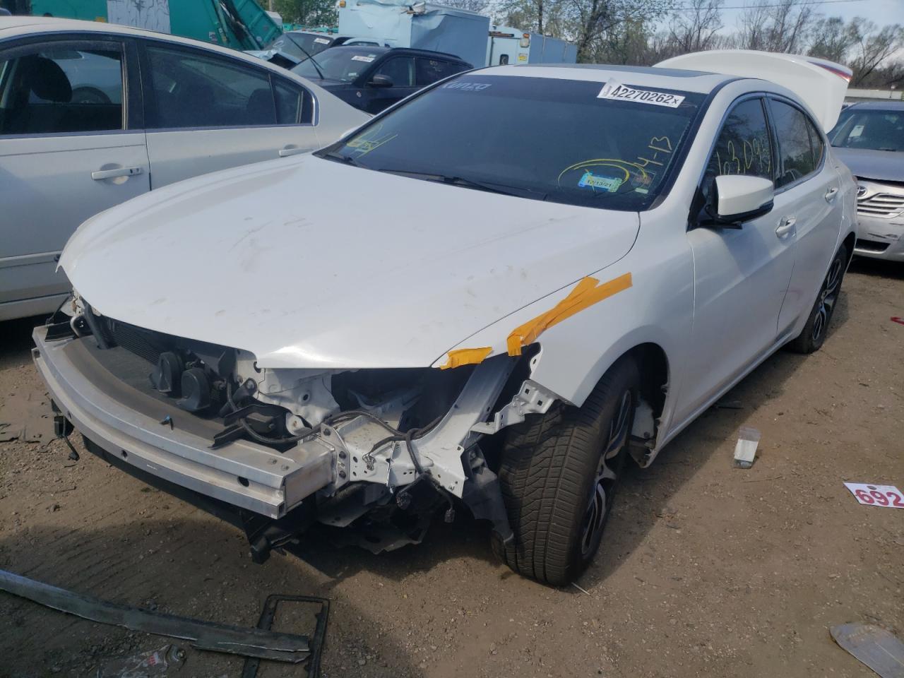 Photo 2 from auction – 2016 ACURA TLX with VIN 19UUB1F3XGA008101