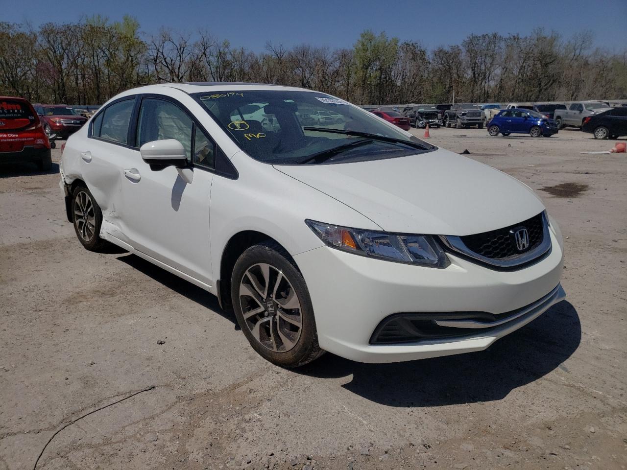 HONDA CIVIC EX 2014 with VIN 19XFB2F83EE080194 - Photo from auction