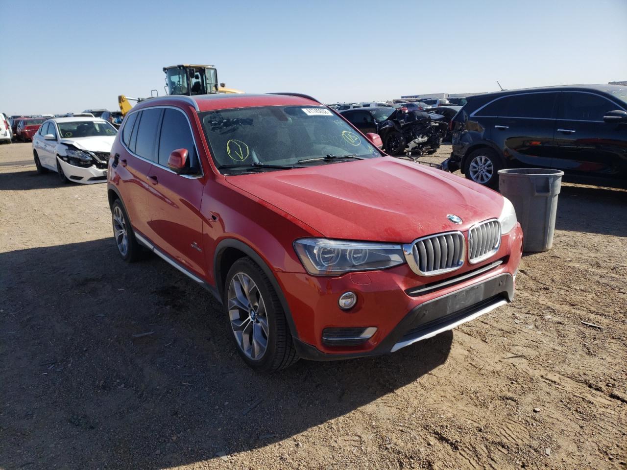 BMW X3 SDRIVE2 2015 with VIN 5UXWZ7C57F0M83087 - Photo from auction