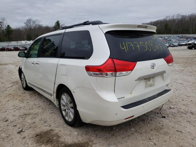 Photo 3 from auction – 2014 TOYOTA SIENNA XLE with VIN 5TDDK3DCXES080445