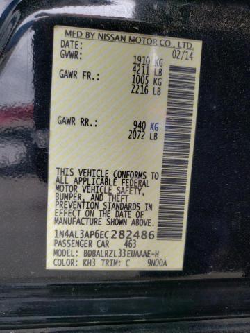 Photo 10 from auction – 2014 NISSAN ALTIMA 2.5 with VIN 1N4AL3AP6EC282486