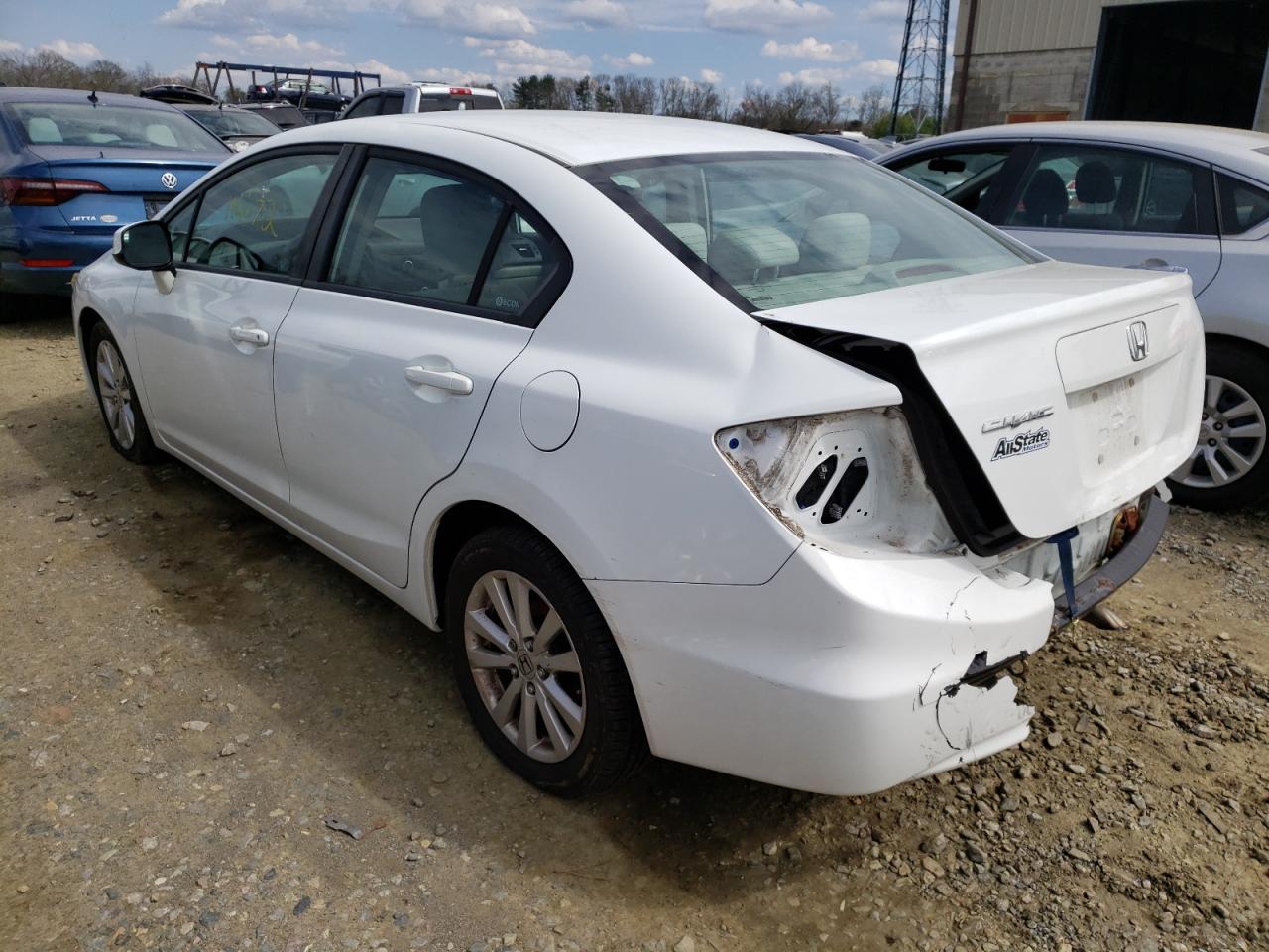 Photo 3 from auction – 2012 HONDA CIVIC EX with VIN 2HGFB2F8XCH309733