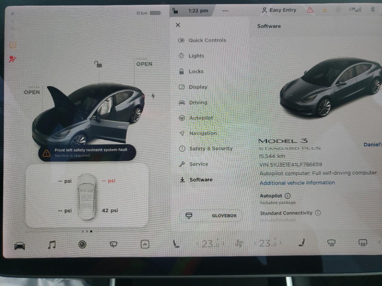 Photo 8 from auction – 2020 TESLA MODEL 3 with VIN 5YJ3E1EA1LF786659
