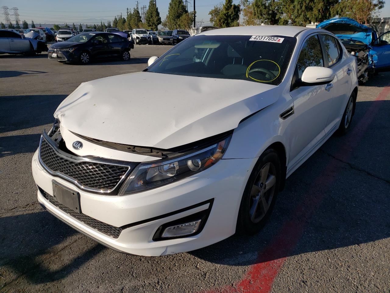 Photo 2 from auction – 2015 KIA OPTIMA LX with VIN KNAGM4A79F5574787