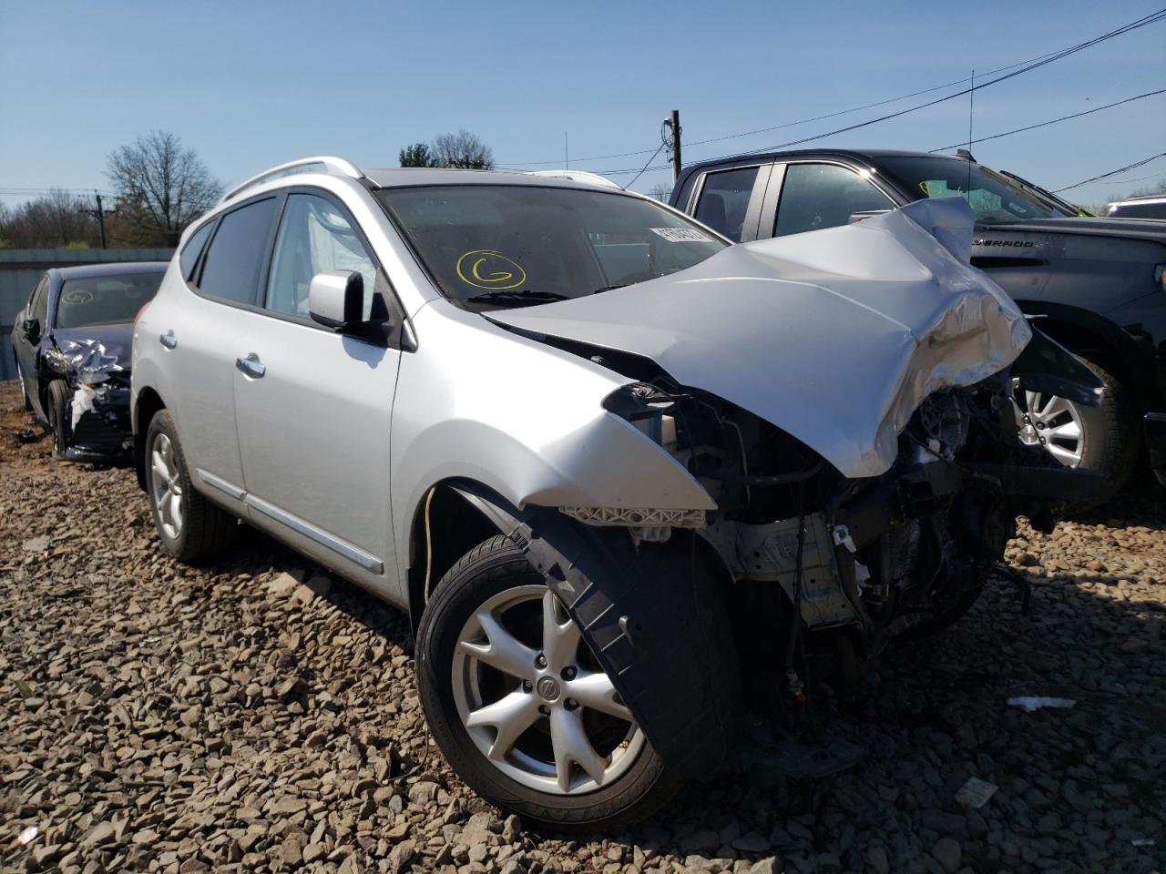 NISSAN ROGUE S 2011 with VIN JN8AS5MV9BW256269 - Photo from auction