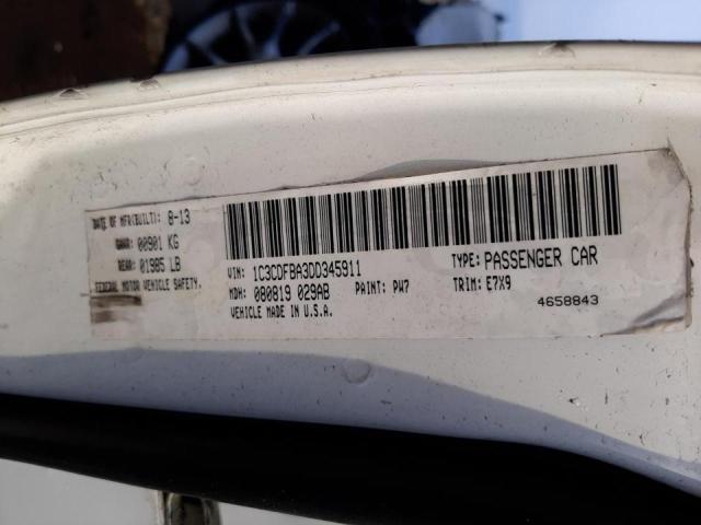 Photo 10 from auction – 2013 DODGE DART SXT with VIN 1C3CDFBA3DD345911