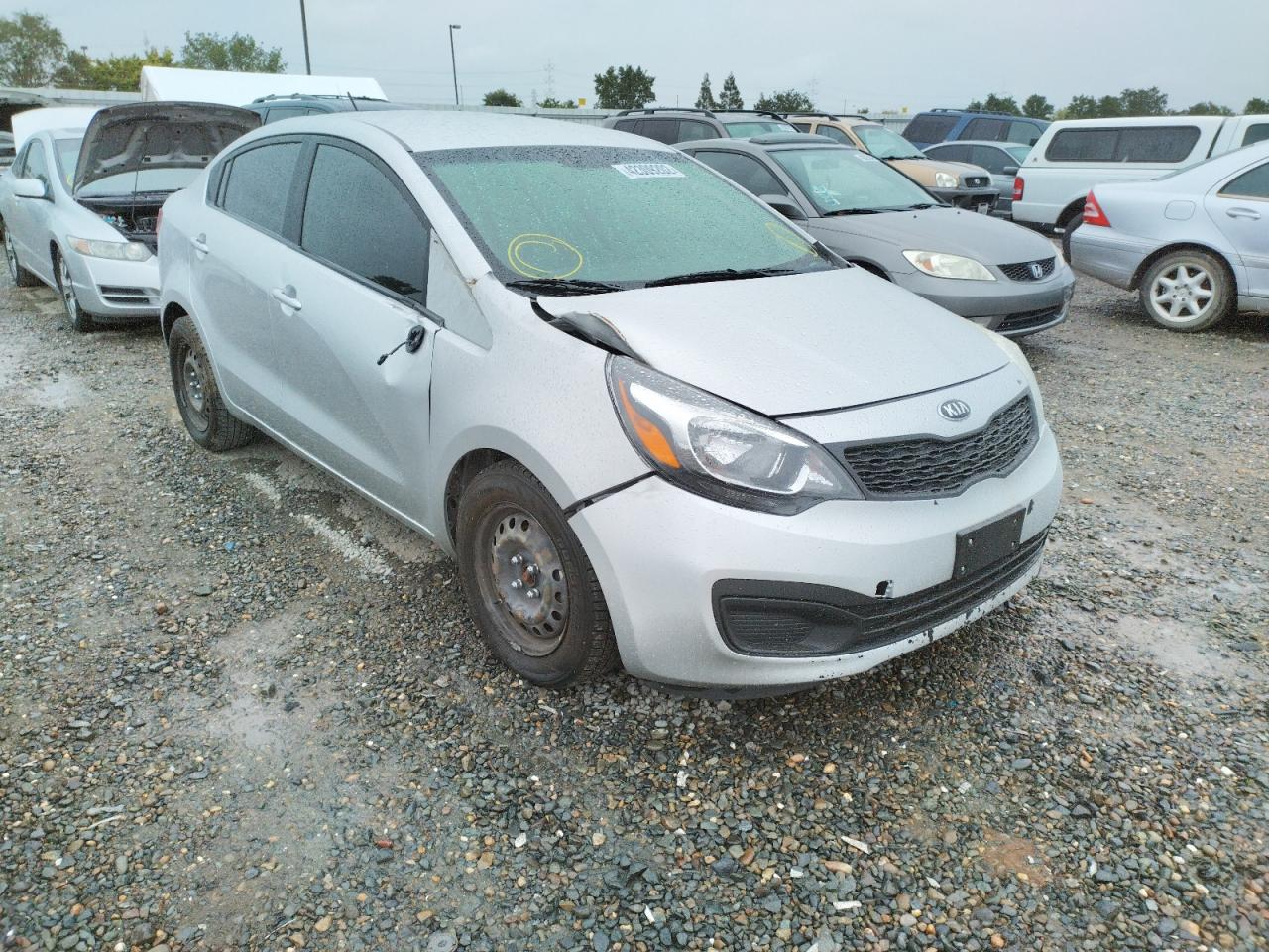 KIA RIO LX 2015 with VIN KNADM4A34F6468662 - Photo from auction