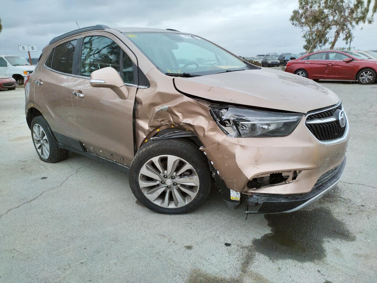 BUICK ENCORE PRE 2018 with VIN KL4CJASB1JB515829 - Photo from auction