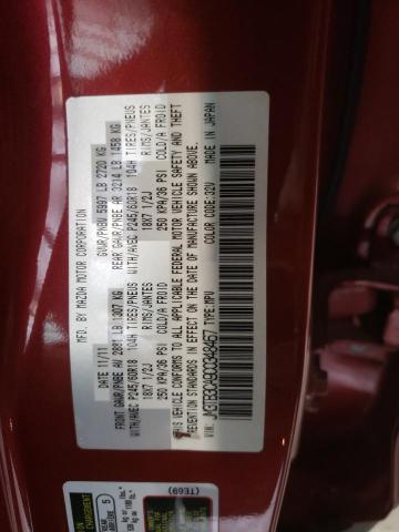 Photo 10 from auction – 2012 MAZDA CX-9 with VIN JM3TB3CA9C0348467