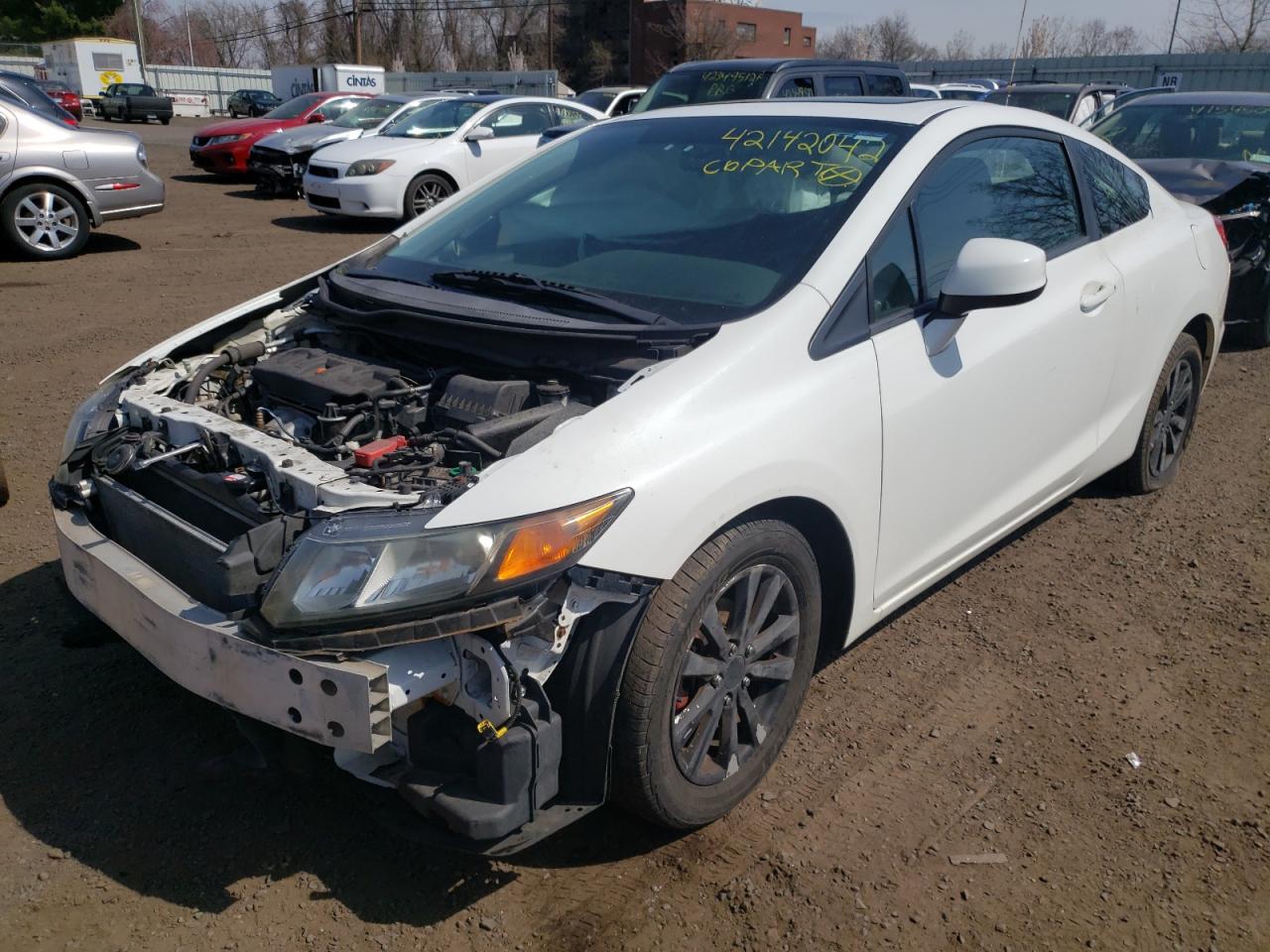 Photo 2 from auction – 2012 HONDA CIVIC EXL with VIN 2HGFG3B01CH541581
