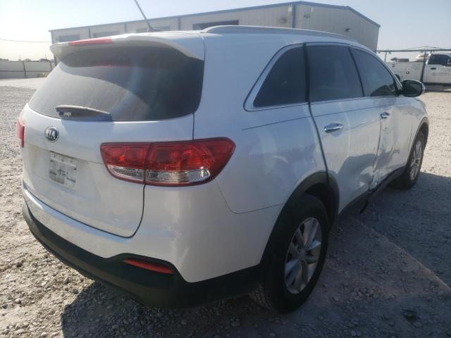 Photo 4 from auction – 2016 KIA SORENTO LX with VIN 5XYPG4A34GG170876