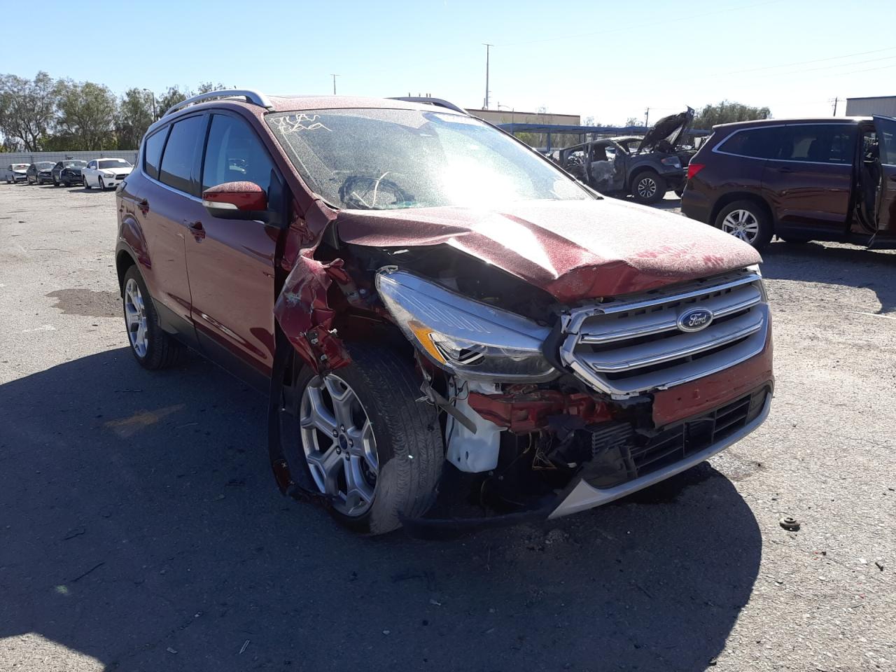 Photo 9 from auction – 2018 FORD ESCAPE TIT with VIN 1FMCU9J97JUA67154