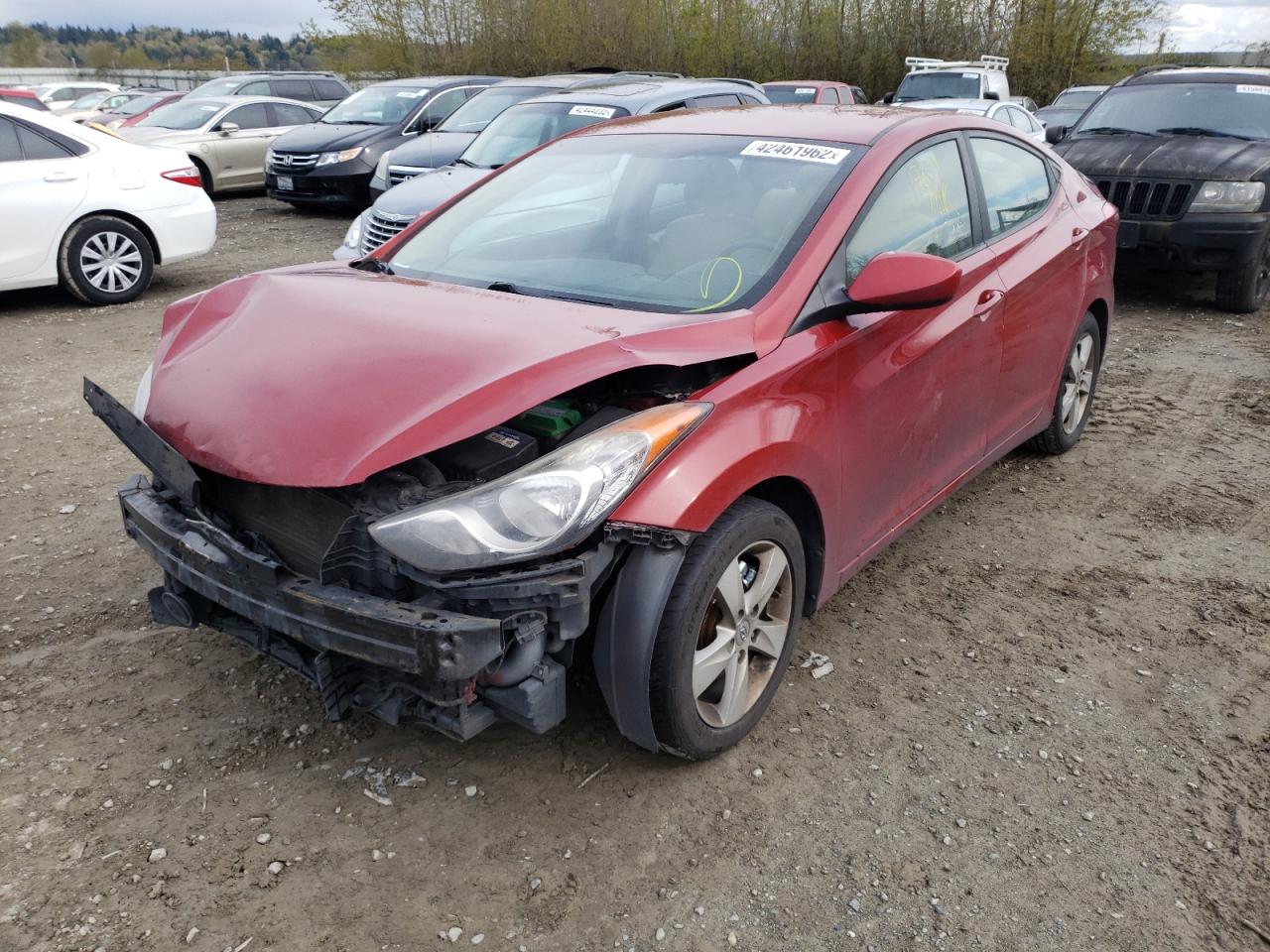 Photo 2 from auction – 2011 HYUNDAI ELANTRA GL with VIN KMHDH4AE1BU154803