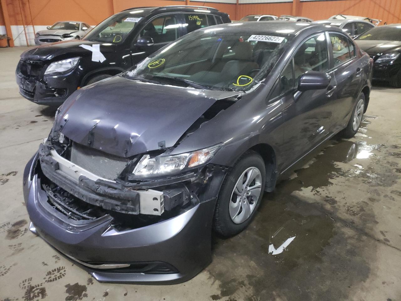 Photo 2 from auction – 2015 HONDA CIVIC LX with VIN 2HGFB2F49FH003365