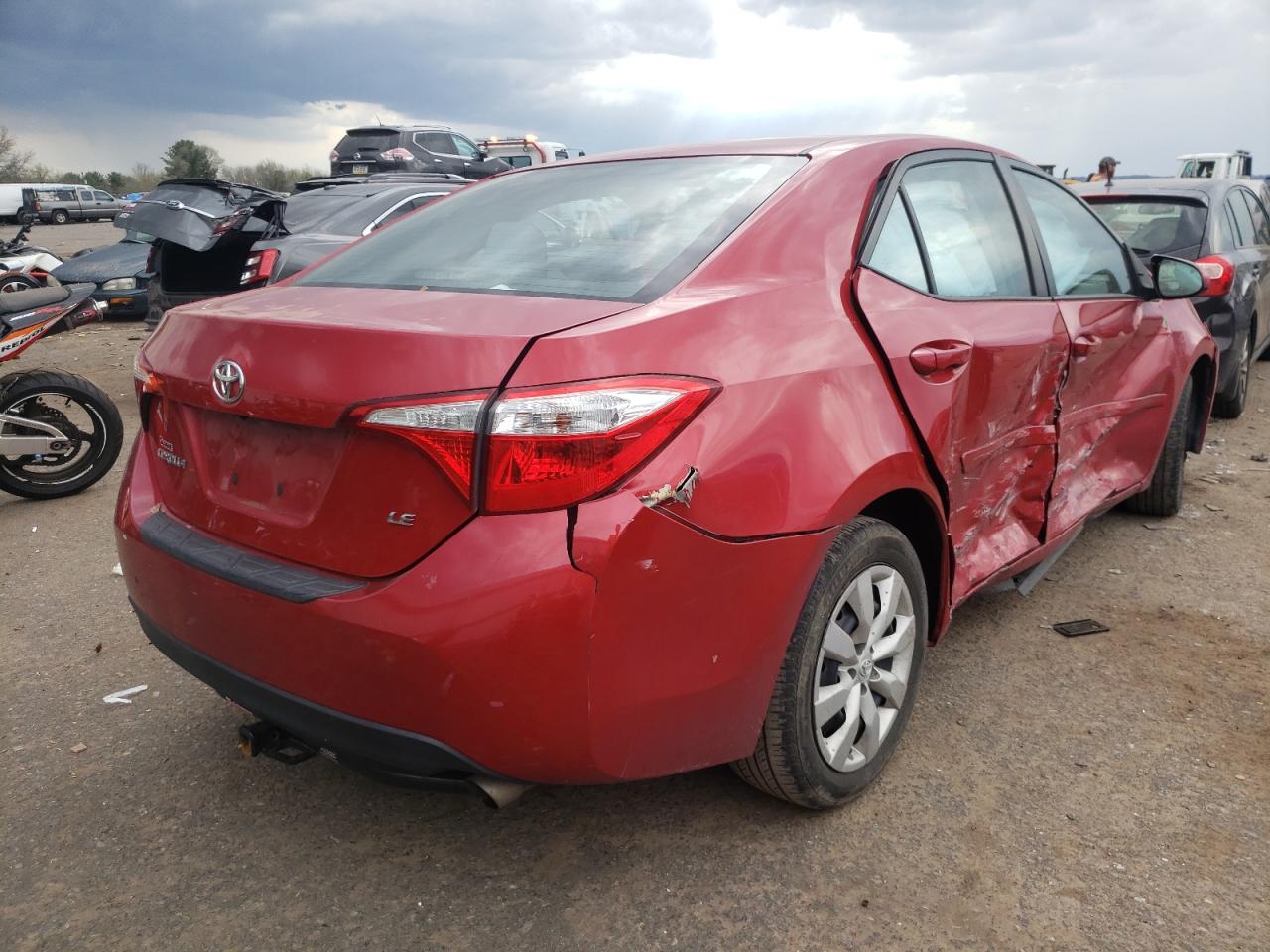 Photo 4 from auction – 2015 TOYOTA COROLLA L with VIN 2T1BURHEXFC329515