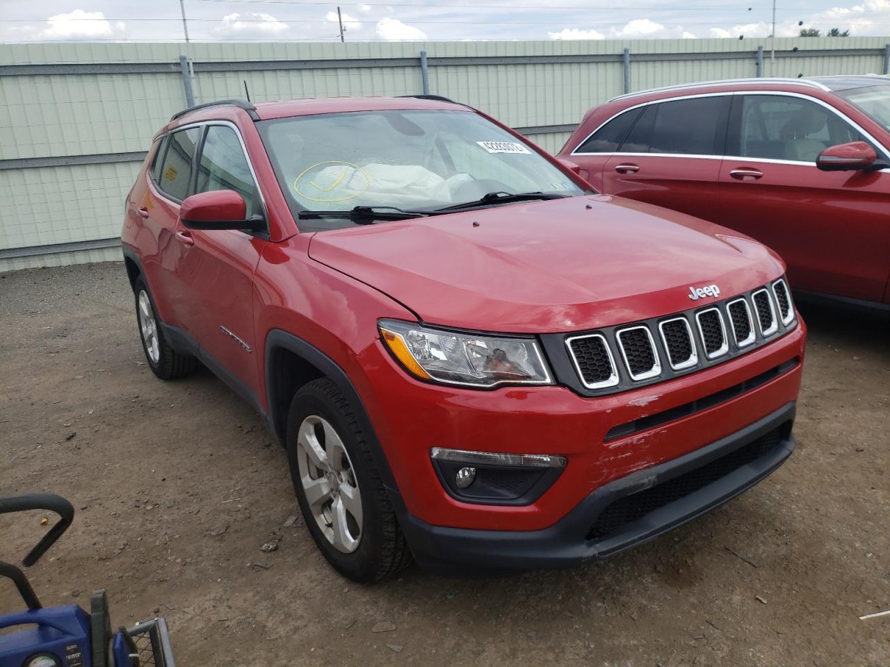 JEEP COMPASS LA 2018 with VIN 3C4NJDBB0JT314325 - Photo from auction
