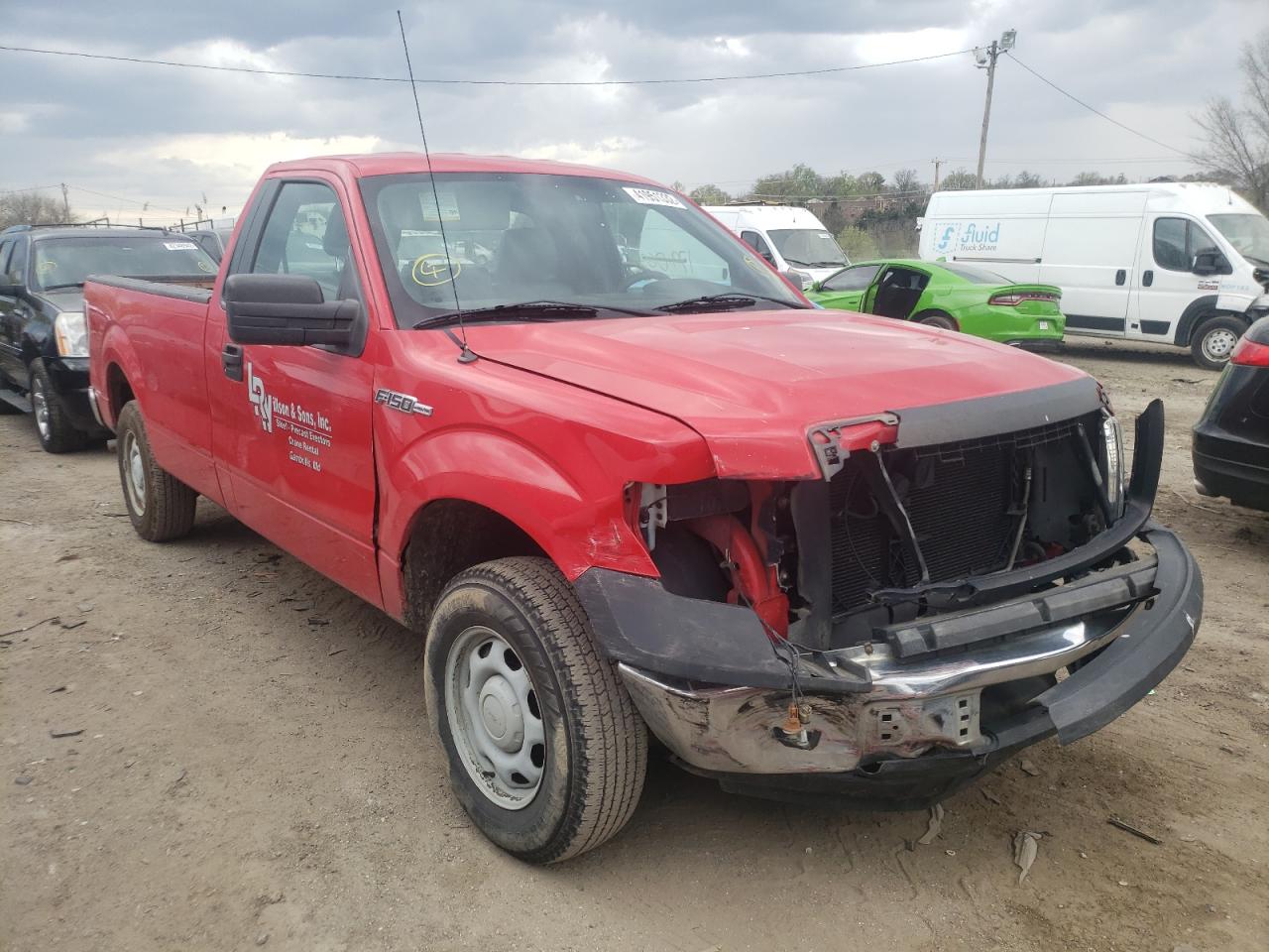 FORD F150 2013 with VIN 1FTMF1CM8DKF49136 - Photo from auction