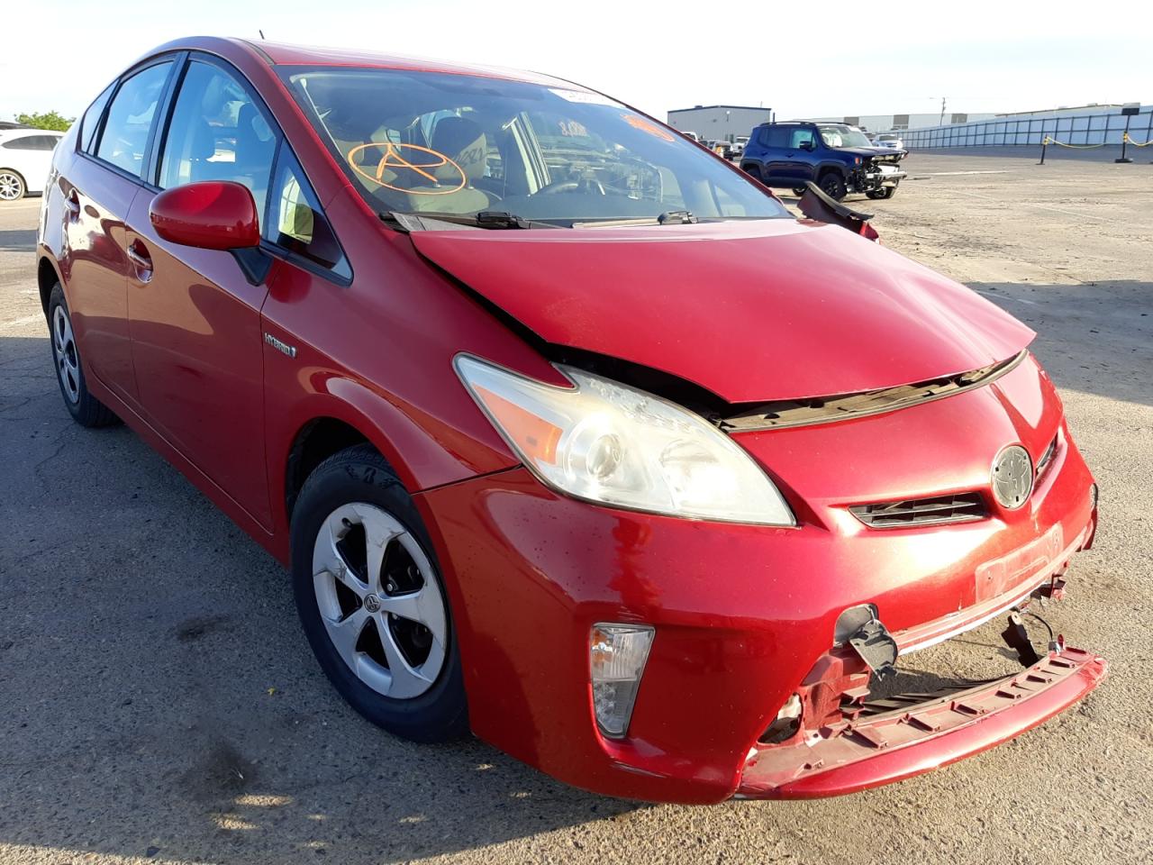 TOYOTA PRIUS 2013 with VIN JTDKN3DU5D1679742 - Photo from auction