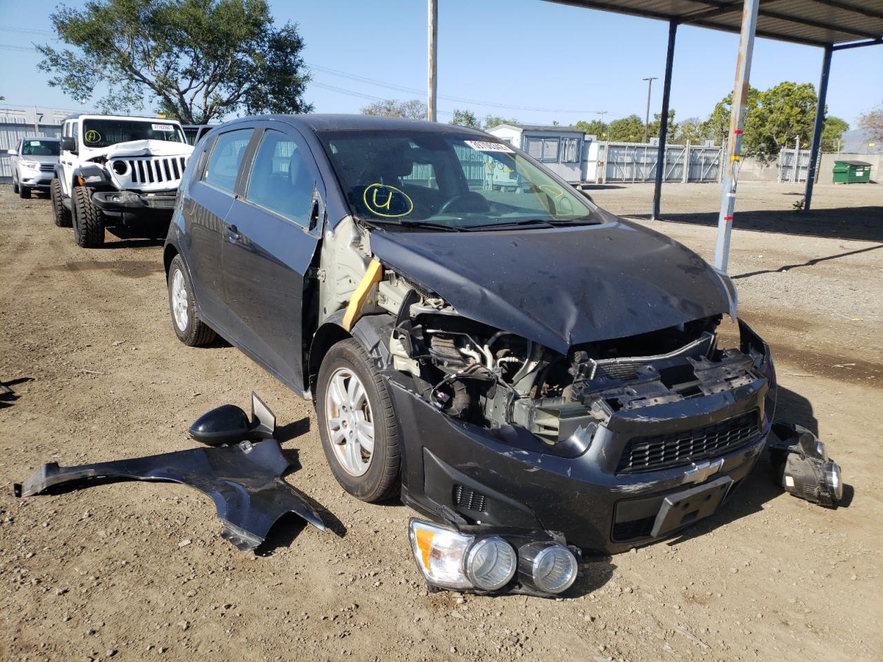 CHEVROLET SONIC LT 2012 with VIN 1G1JD6SB0C4226913 - Photo from auction