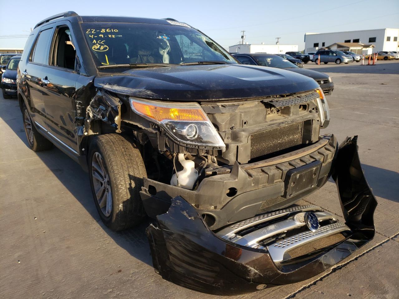 FORD EXPLORER X 2013 with VIN 1FM5K7D84DGB06212 - Photo from auction