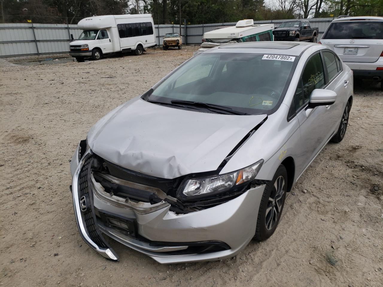 Photo 2 from auction – 2015 HONDA CIVIC EX with VIN 19XFB2F83FE116385