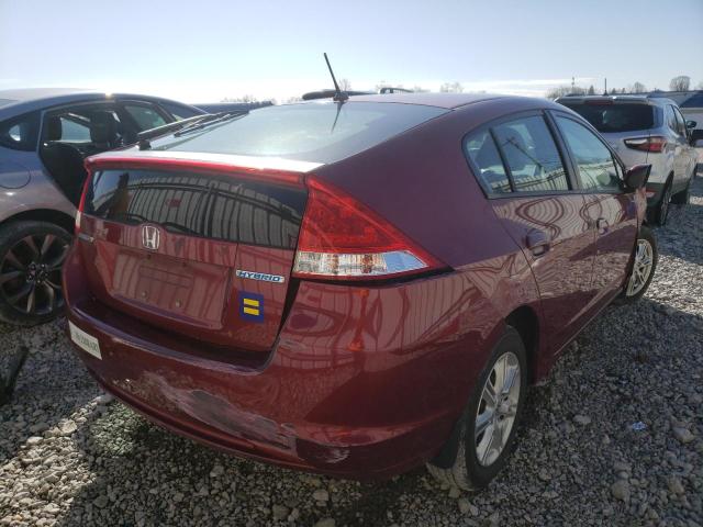 Photo 4 from auction – 2010 HONDA INSIGHT EX with VIN JHMZE2H74AS013053