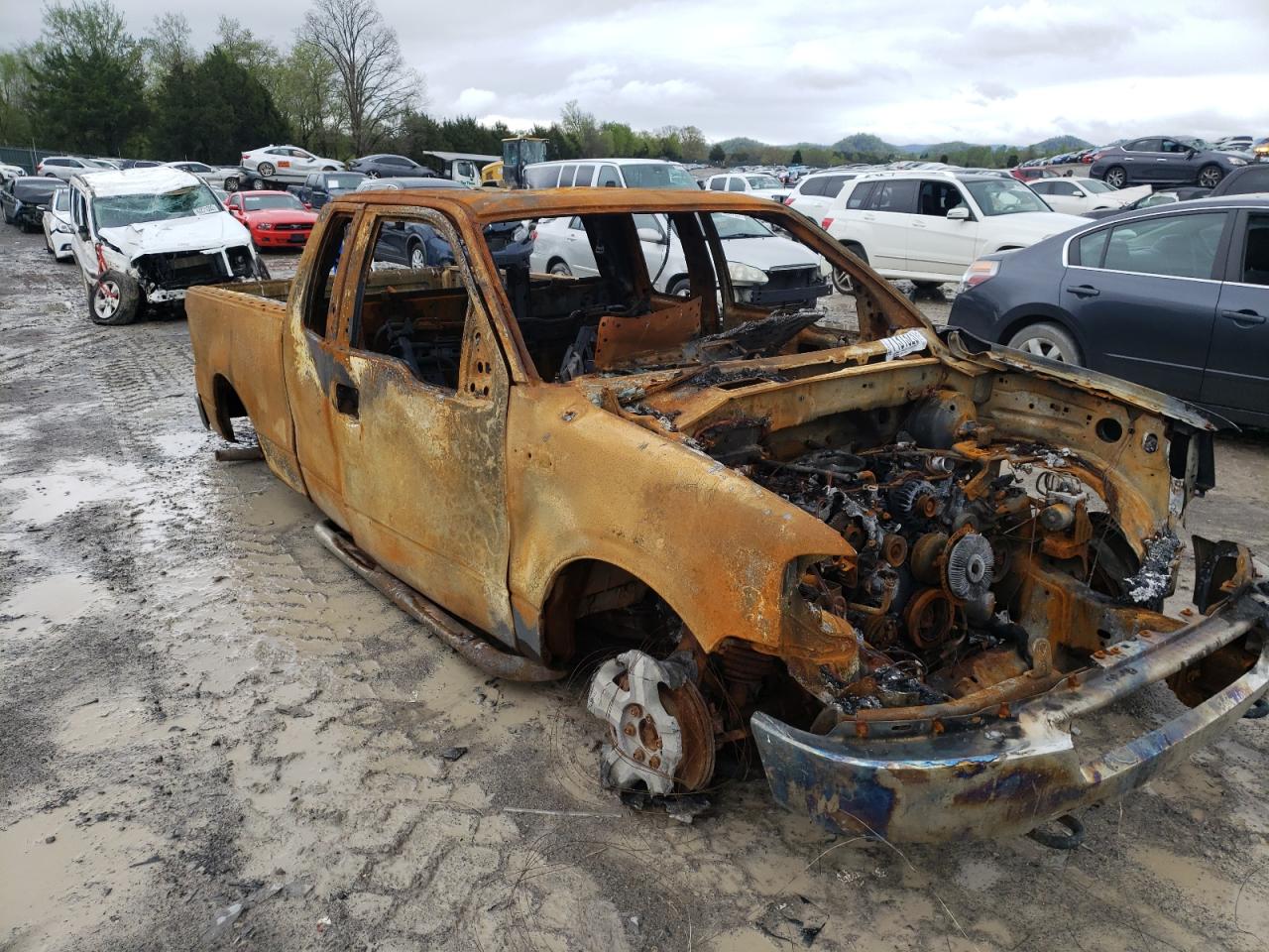Photo 9 from auction – 2005 FORD F150 with VIN 1FTPX14535NA65859