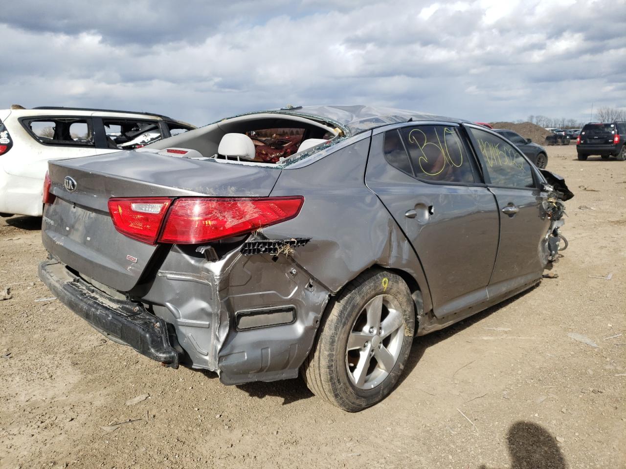 Photo 4 from auction – 2014 KIA OPTIMA LX with VIN 5XXGM4A79EG321319