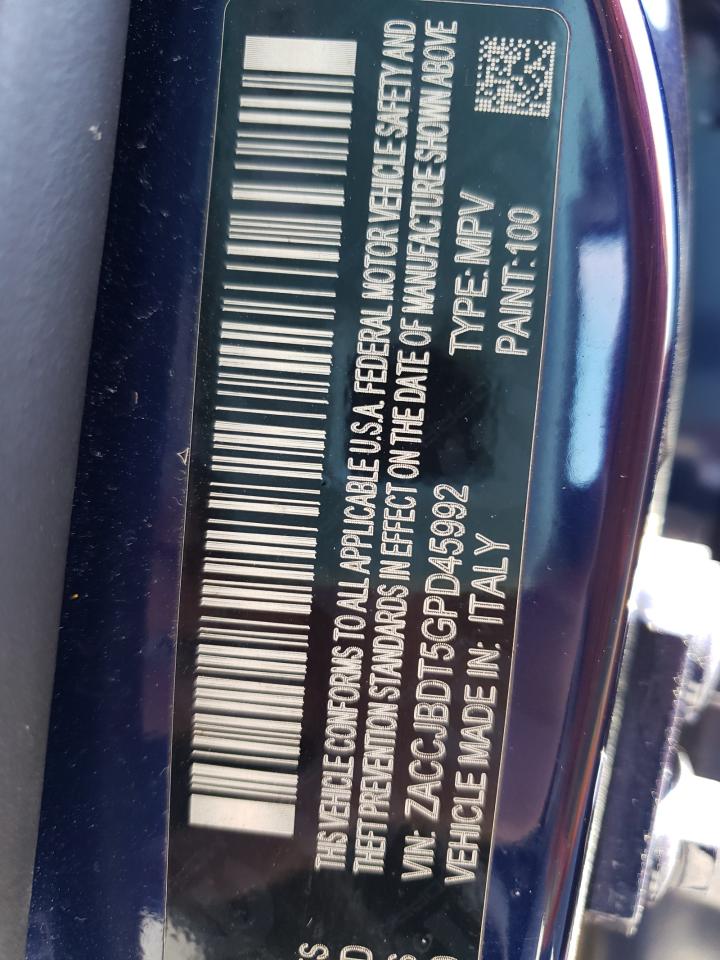 Photo 10 from auction – 2016 JEEP RENEGADE L with VIN ZACCJBDT5GPD45992