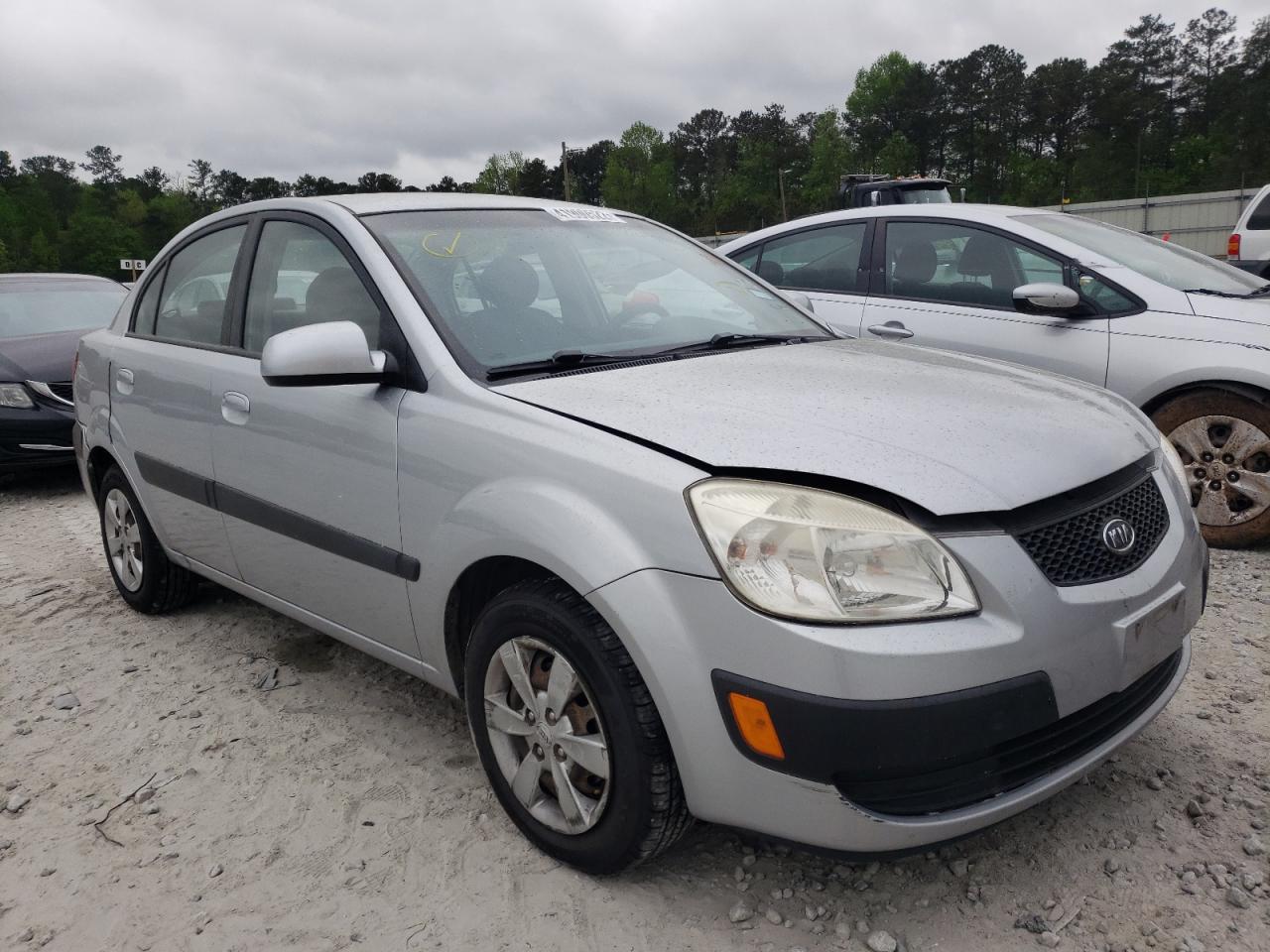 KIA RIO BASE 2009 with VIN KNADE223796495374 - Photo from auction
