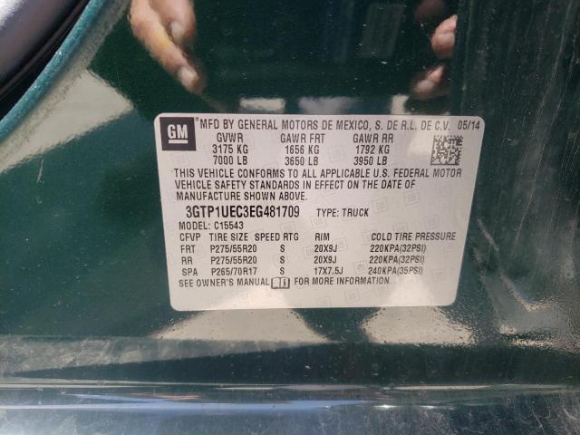 Photo 10 from auction – 2014 GMC SIERRA C15 with VIN 3GTP1UEC3EG481709