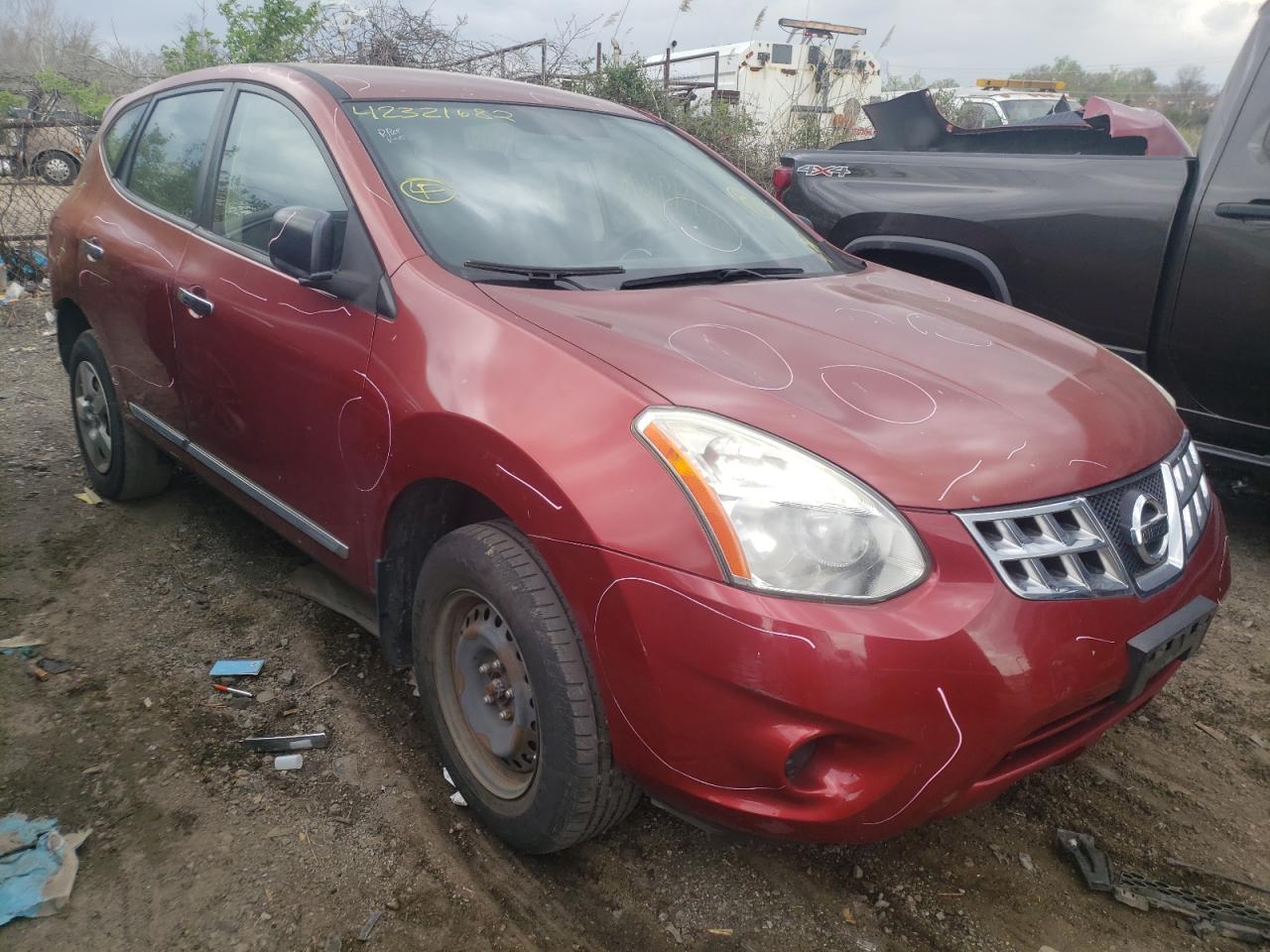 NISSAN ROGUE S 2011 with VIN JN8AS5MV3BW308401 - Photo from auction