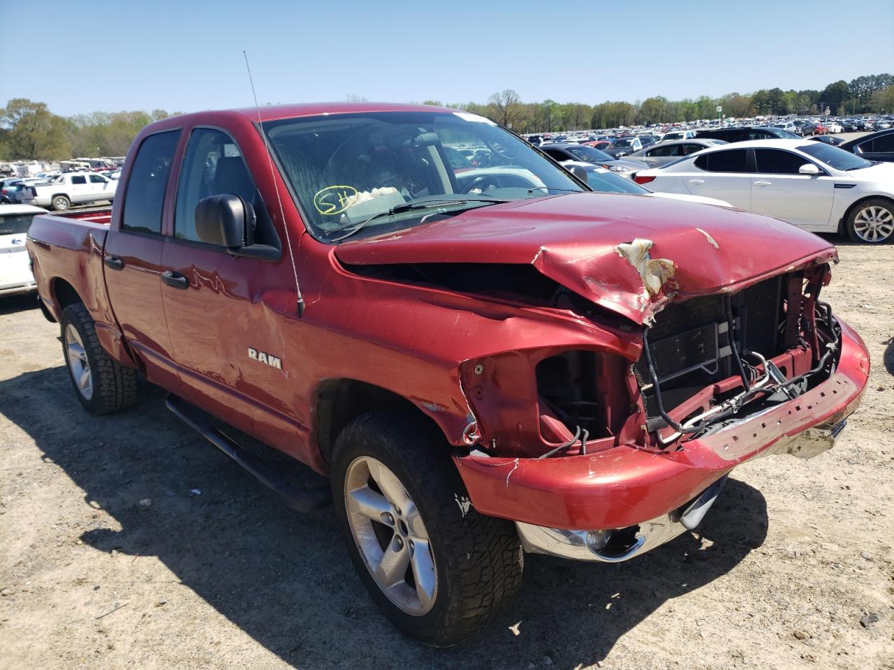DODGE RAM 1500 S 2008 with VIN 1D7HA18N88J113678 - Photo from auction