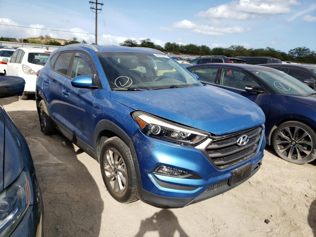 Photo 1 from auction – 2016 HYUNDAI TUCSON with VIN KM8J33A47GU141564