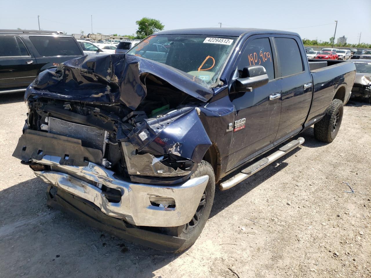 Photo 2 from auction – 2012 DODGE RAM 2500 S with VIN 3C6UD5JLXCG296485