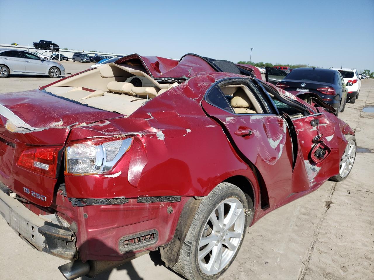 Photo 9 from auction – 2007 LEXUS IS 250 with VIN JTHBK262X72036525