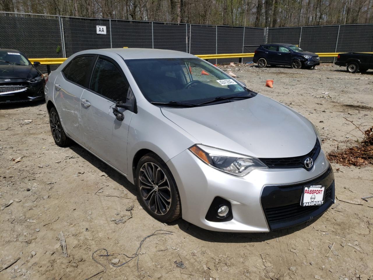 TOYOTA COROLLA L 2014 with VIN 2T1BURHE7EC020311 - Photo from auction