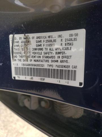 Photo 10 from auction – 2009 ACURA TL with VIN 19UUA86569A000321