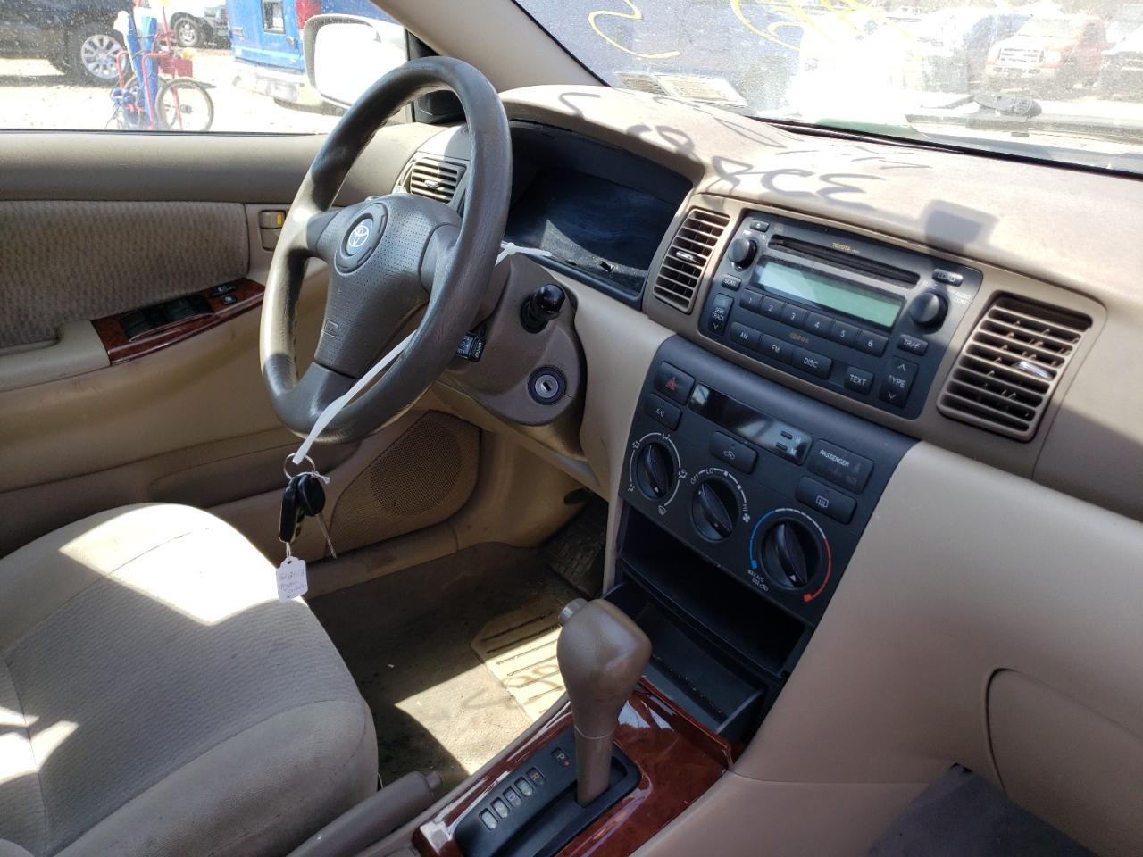 Photo 9 from auction – 2006 TOYOTA COROLLA CE with VIN 2T1BR32E26C593299