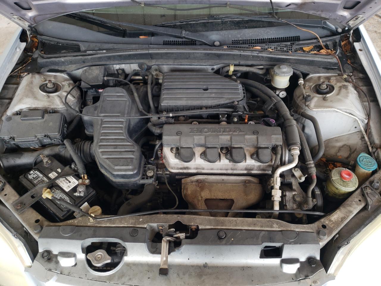 Photo 7 from auction – 2001 HONDA CIVIC LX with VIN 2HGES16541H587276