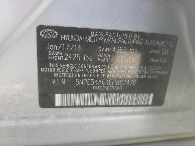 Photo 10 from auction – 2014 HYUNDAI SONATA GLS with VIN 5NPEB4AC4EH882476