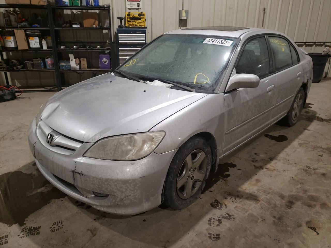 Photo 2 from auction – 2004 HONDA CIVIC SI with VIN 2HGES16824H905071