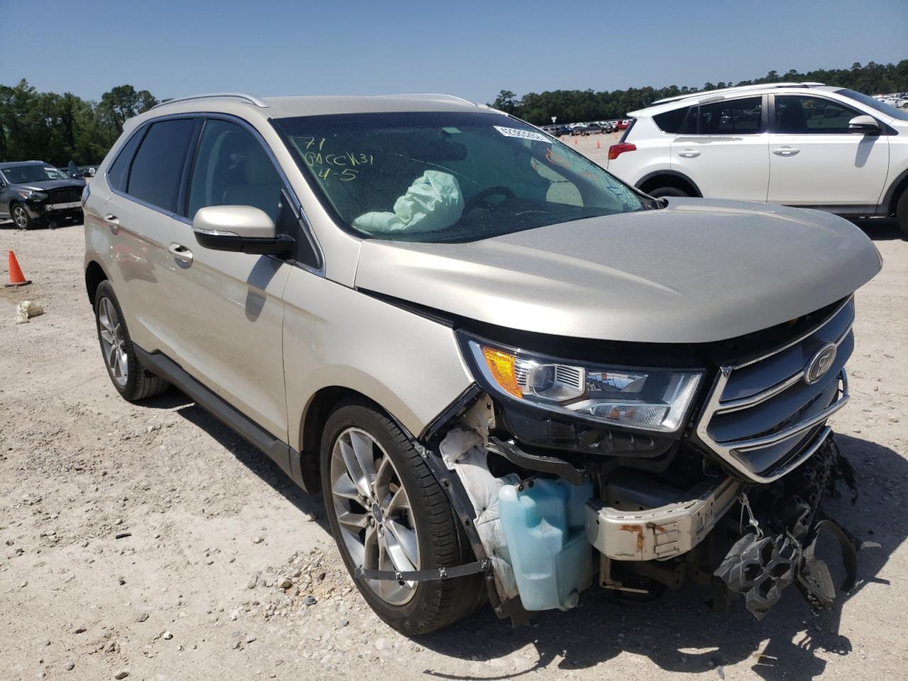 FORD EDGE TITAN 2017 with VIN 2FMPK3K90HBC54674 - Photo from auction