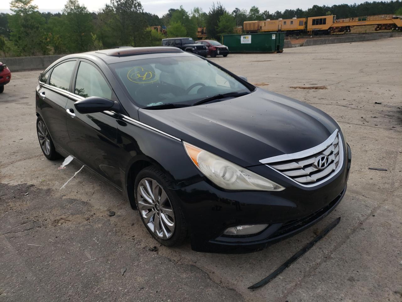 HYUNDAI SONATA SE 2012 with VIN 5NPEC4AC9CH378967 - Photo from auction