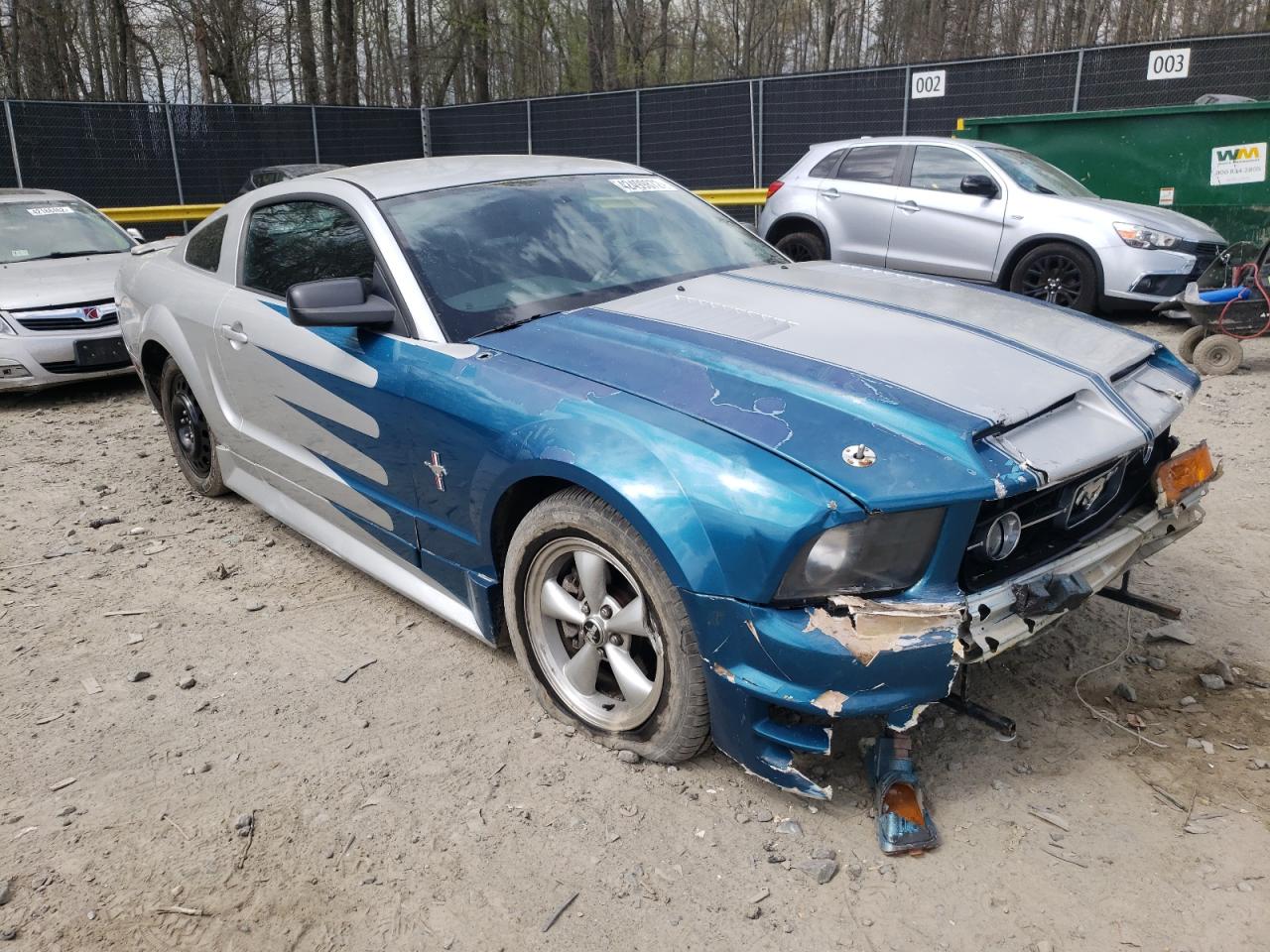 FORD MUSTANG 2008 with VIN 1ZVHT80N285102108 - Photo from auction