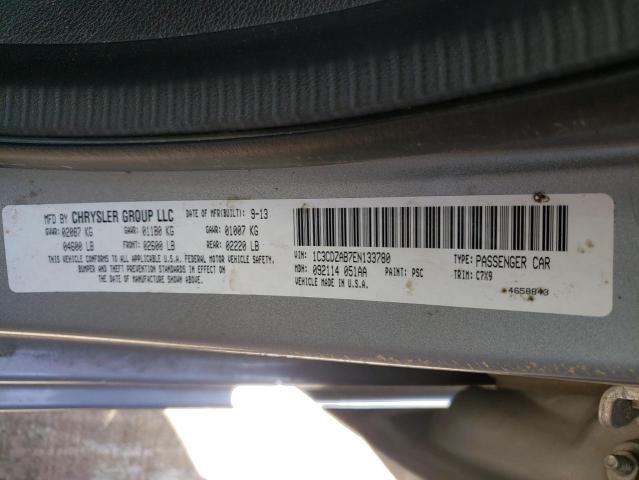 Photo 10 from auction – 2014 DODGE AVENGER SE with VIN 1C3CDZAB7EN133780