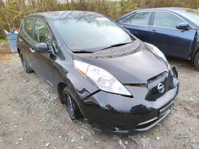 NISSAN LEAF S 2017 with VIN 1N4BZ0CP3HC302423 - Photo from auction