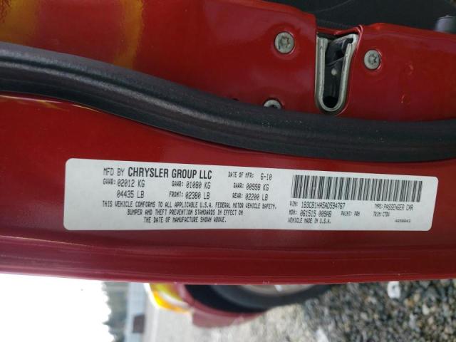Photo 10 from auction – 2010 DODGE CALIBER EX with VIN 1B3CB1HA5AD594767